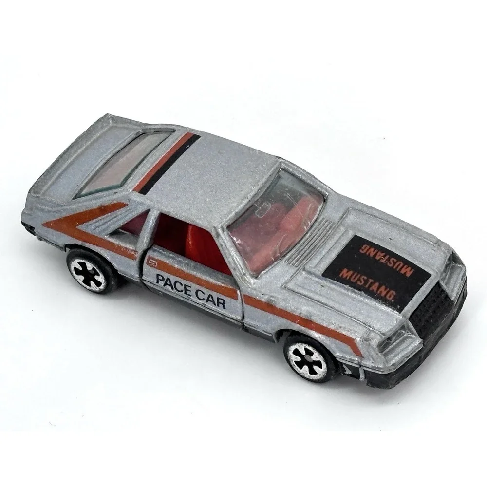 Vintage 1981 Kidco Ford Mustang Pace Car Diecast Opening Door Made Macao
